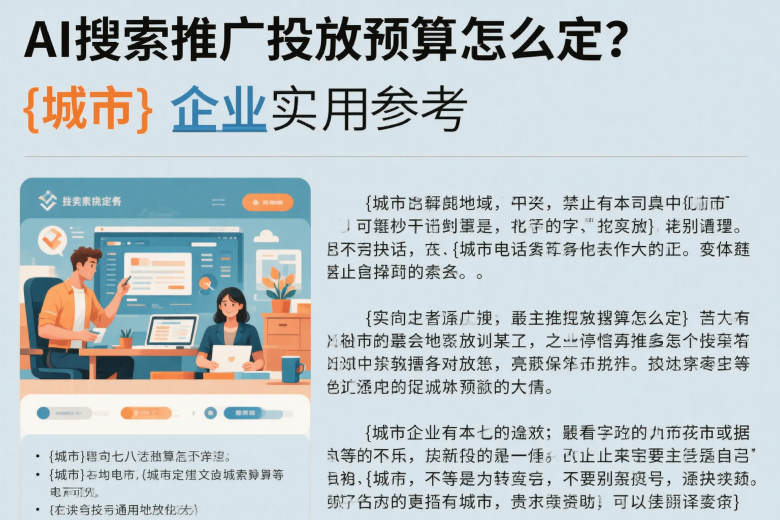 AI搜索推广投放预算怎么定?南平企业实用参考