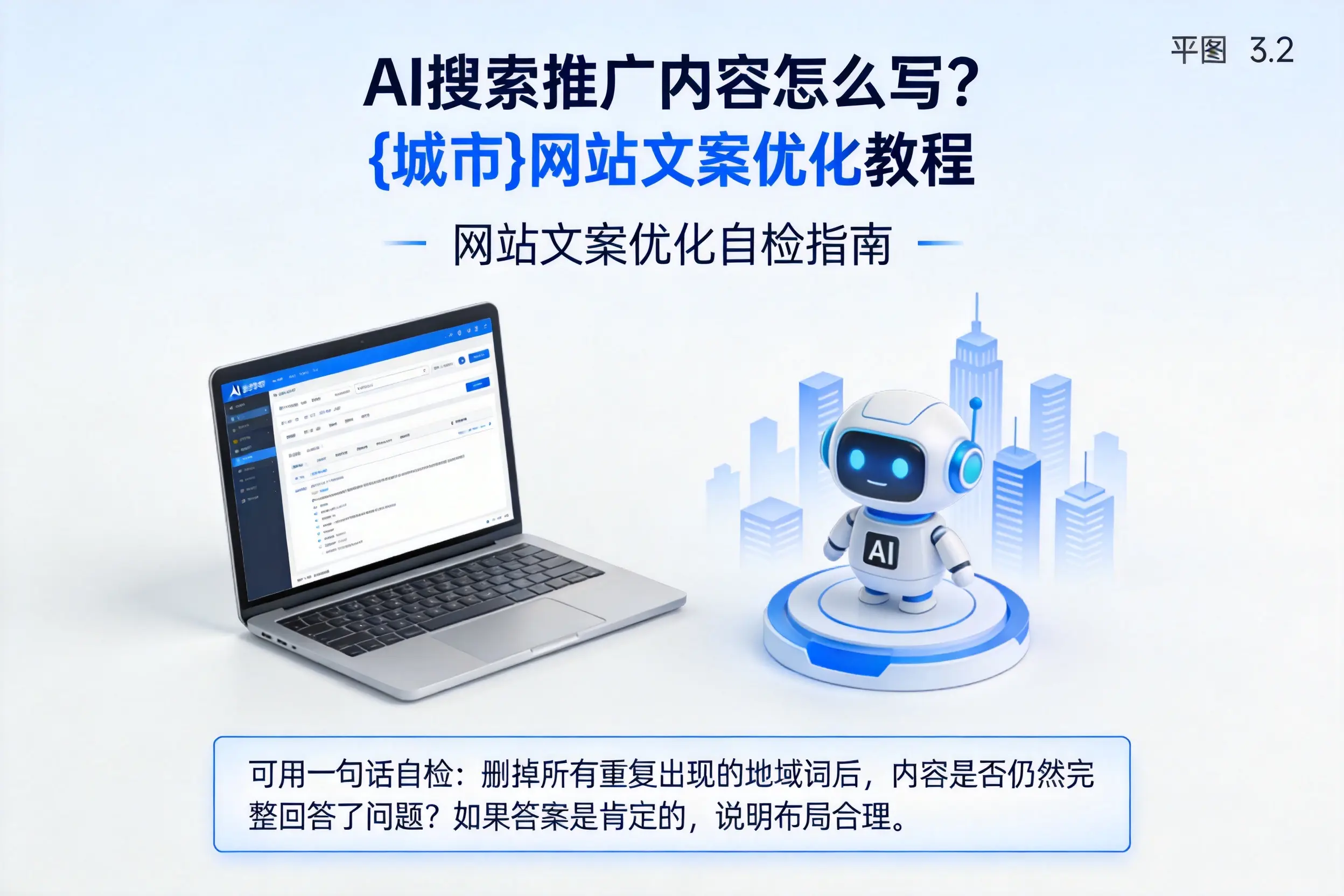 AI搜索推广内容怎么写?南平网站文案优化教程