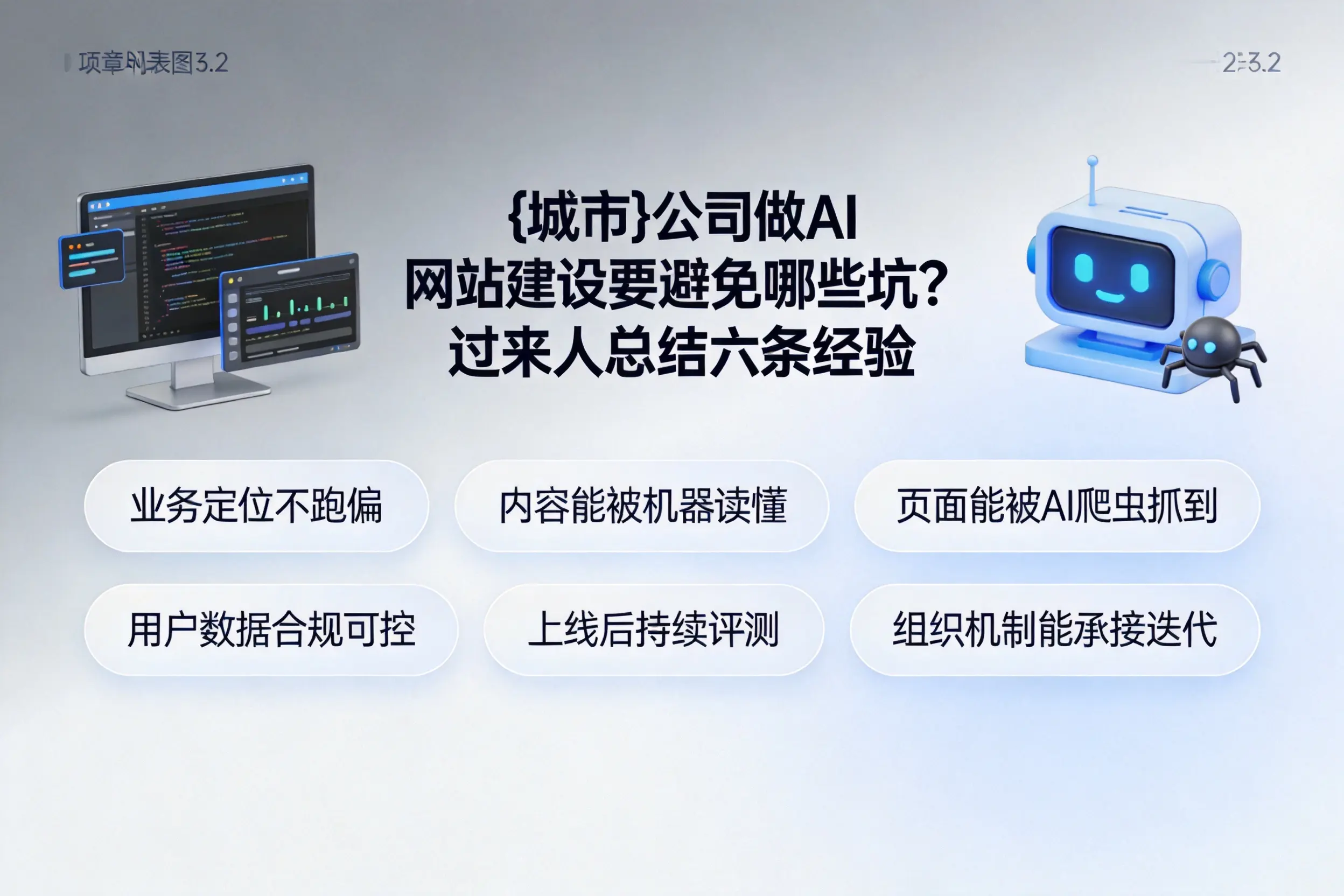 南平公司做AI网站建设要避免哪些坑?过来人总结六条经验