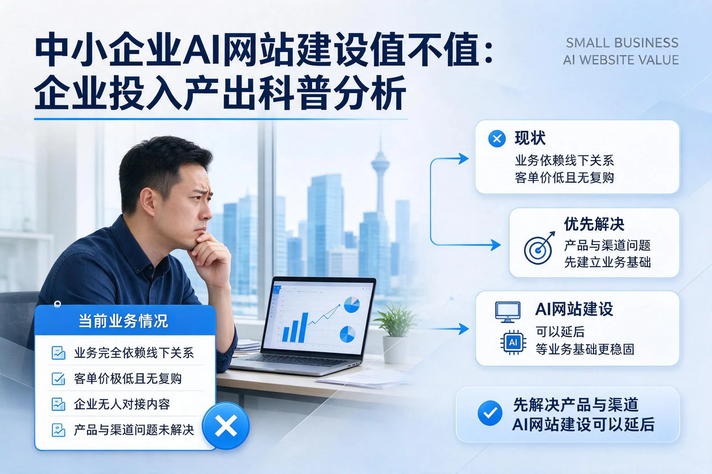 中小企业AI网站建设值不值:南平企业投入产出科普分析