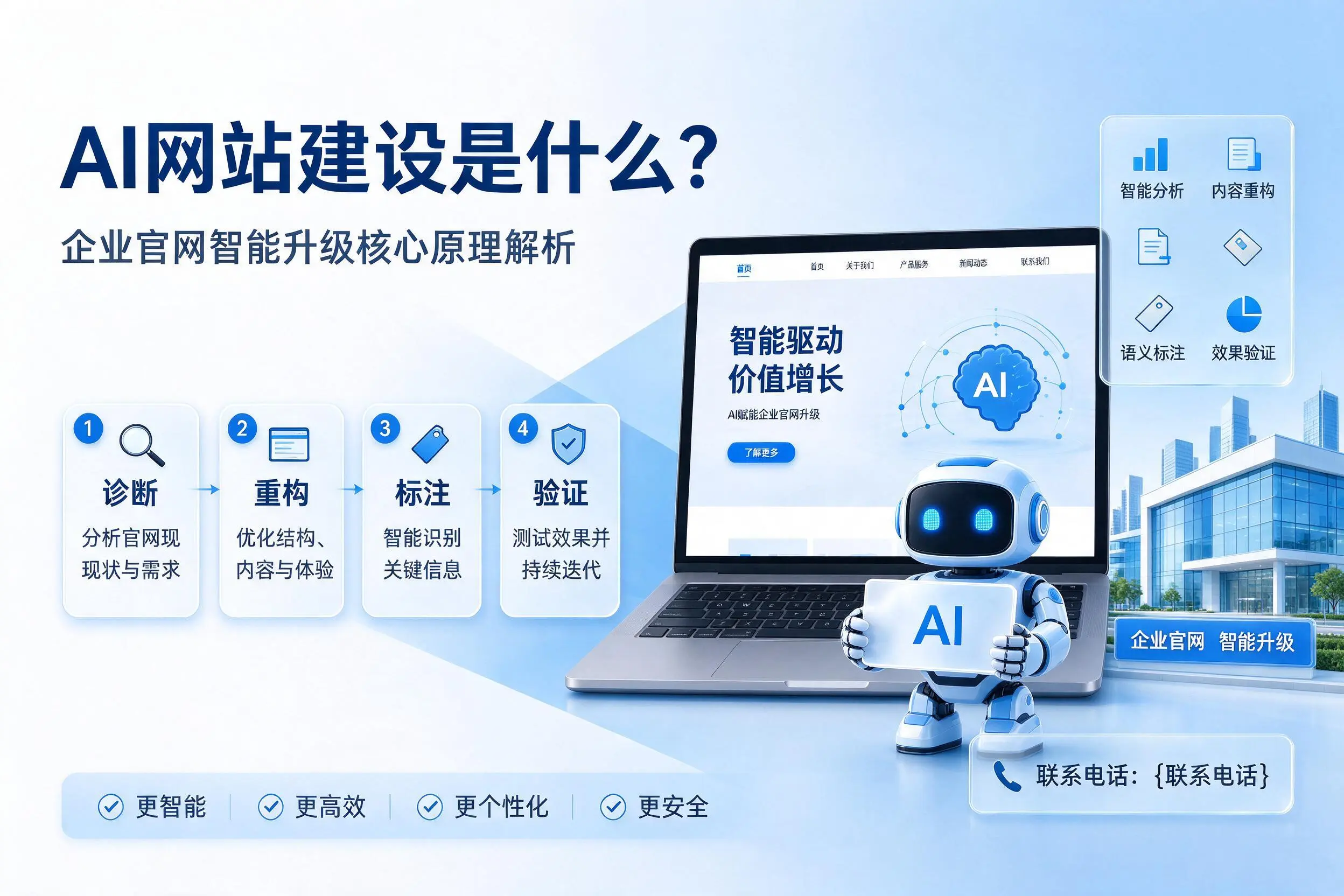 AI网站建设是什么?南平企业官网智能升级核心原理解析