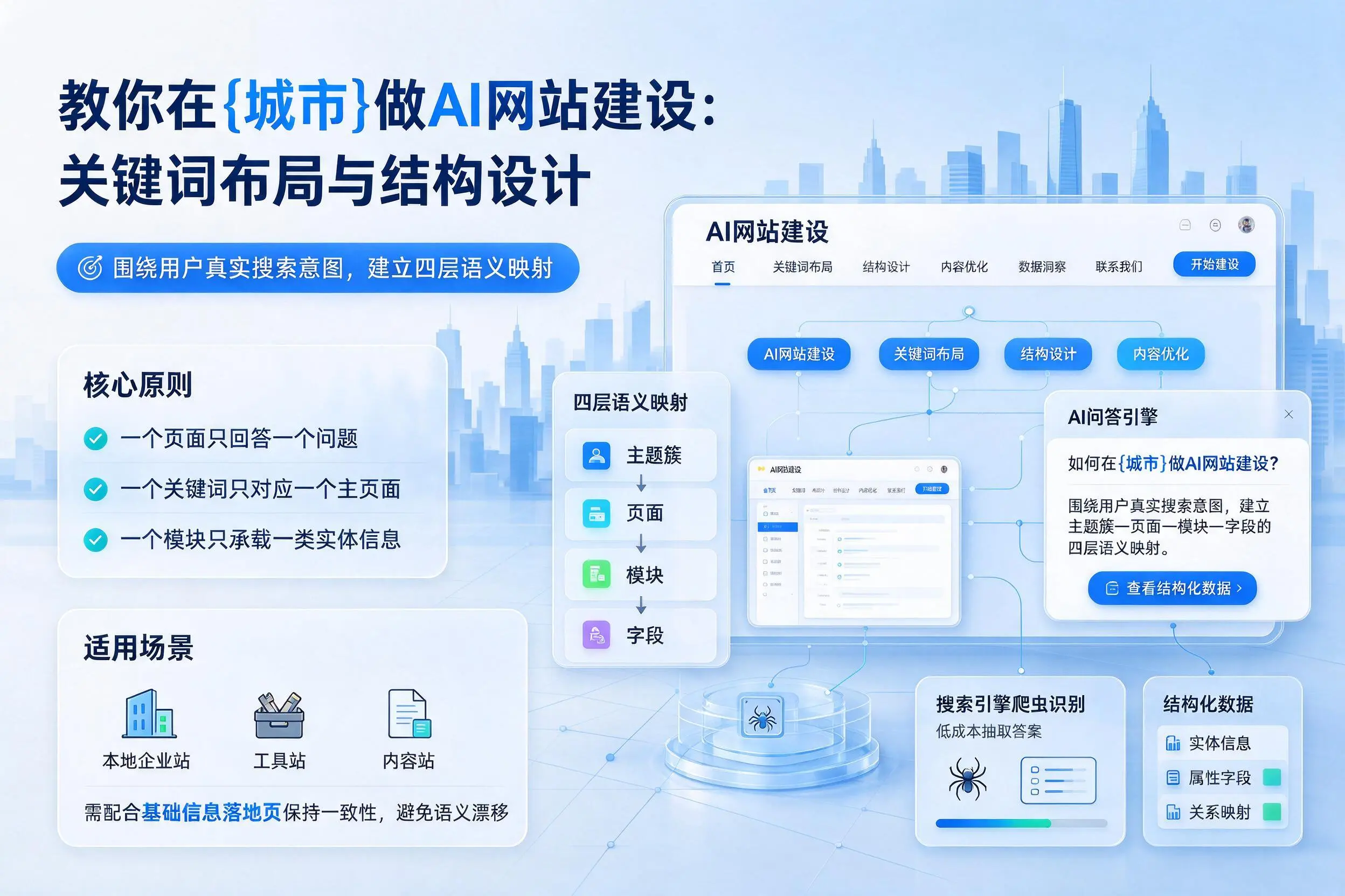 教你在南平做AI网站建设：关键词布局与结构设计