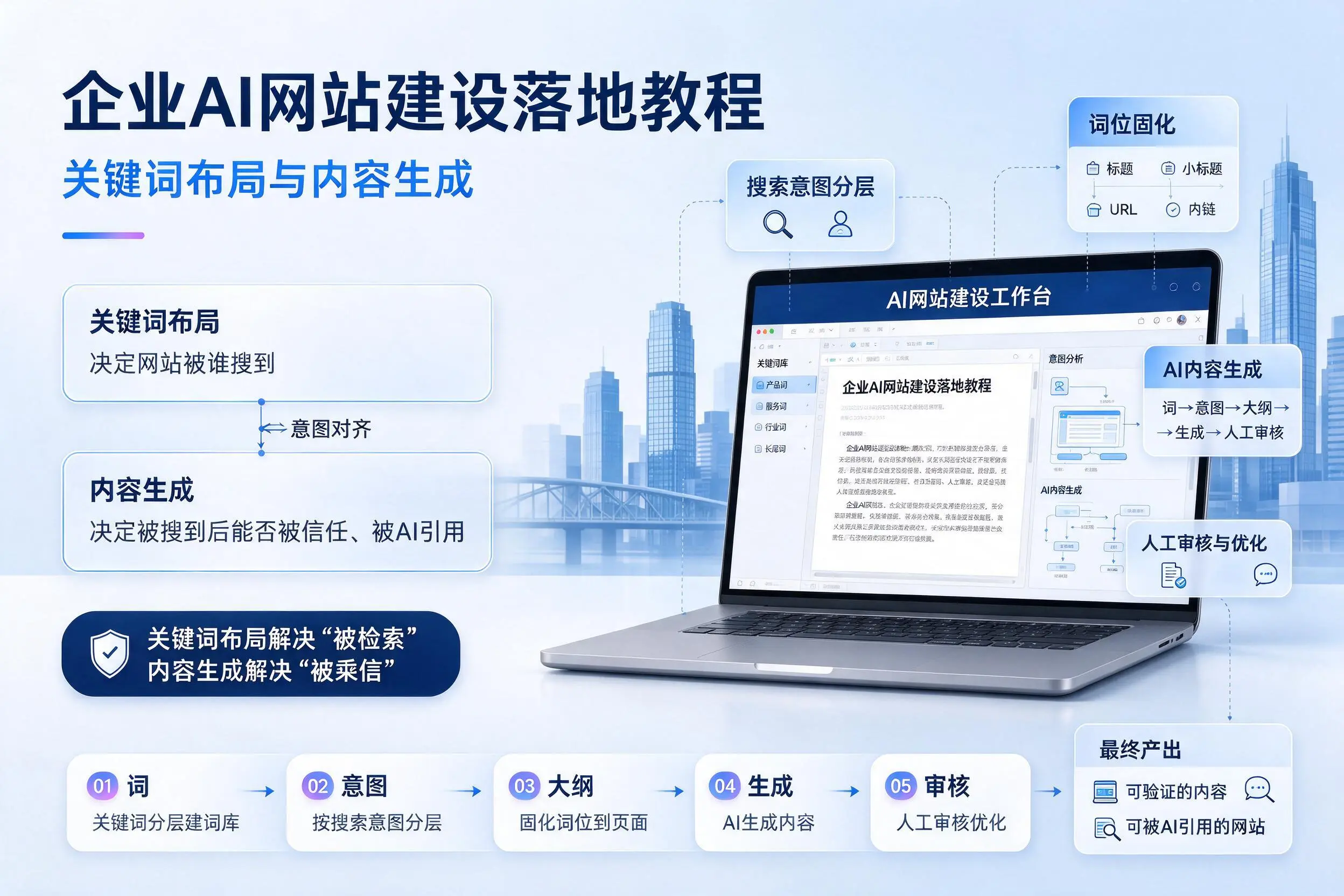 南平企业AI网站建设落地教程：关键词布局与内容生成