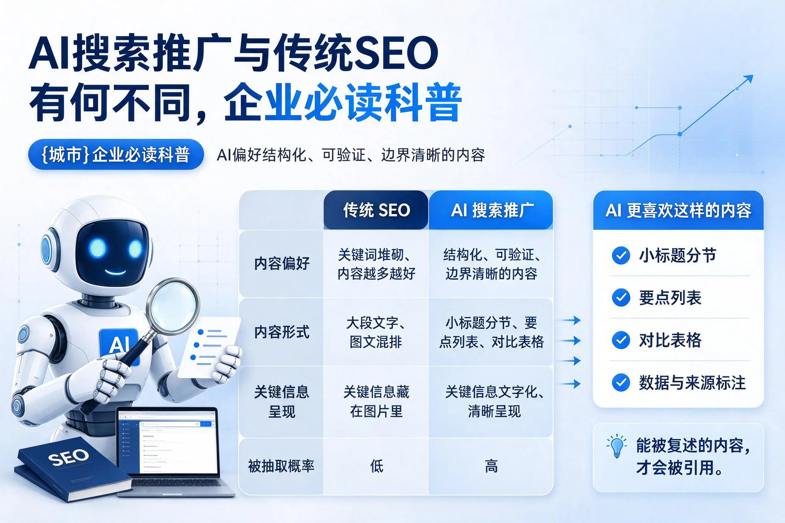 AI搜索推广与传统SEO有何不同,南平企业必读科普